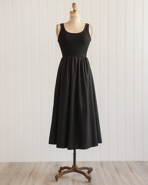 Ink Wash Midi Dress
